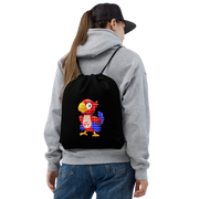 DR.EPIC Tic-Tac-Toe Drawstring Bag Parrot Style 2