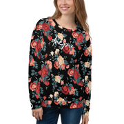 DR.EPIC Concrete Roses Sweartshirt Men Women