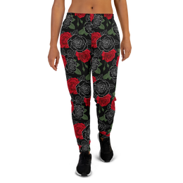 DR.EPIC Concrete Roses Joggers Women Style 1