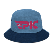 DR. EPIC - Stripes - Denim Bucket Hat - Style 72