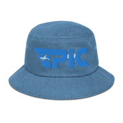 DR. EPIC - Stripes - Denim Bucket Hat - Style 42