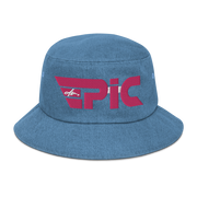DR. EPIC - Stripes - Denim Bucket Hat - Style 72