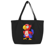 DR.EPIC Tic-TacToe Large Organic Tote Bag Style 2