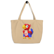 DR.EPIC Tic-TacToe Large Organic Tote Bag Style 2