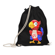 DR.EPIC Tic-Tac-Toe Organic Cotton Drawstring Bag Style 2