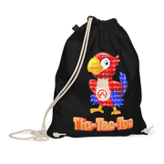 DR.EPIC Tic-Tac-Toe Organic Cotton Drawstring Bag