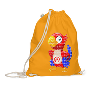 DR.EPIC Tic-Tac-Toe Organic Cotton Drawstring Bag Style 2