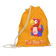 DR.EPIC Tic-Tac-Toe Organic Cotton Drawstring Bag