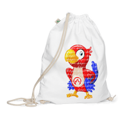 DR.EPIC Tic-Tac-Toe Organic Cotton Drawstring Bag Style 2