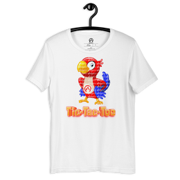 DR.EPIC Tic-Tac-Toe Parrot T-Shirt Men & Women