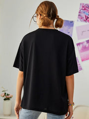 Polka dot short sleeve shirt