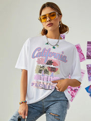 Polka dot short sleeve shirt